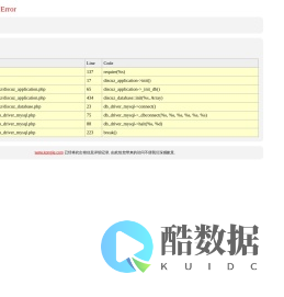 www.kongjie.com - Database Error