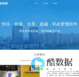 广西码农信息科技有限公司-码农更懂软件，广西本土软件服务公司