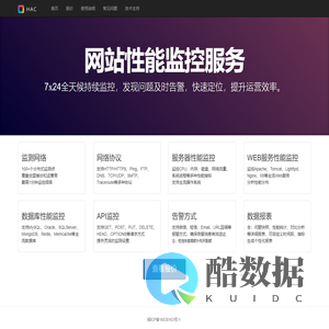 HAC 网站性能监控服务