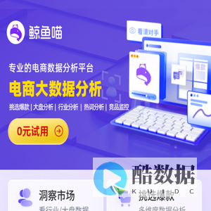 【鲸鱼喵】-专业电商数据分析软件,运营分析必备工具,数据选品工具