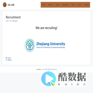 Liu Lab - Welcome to our lab