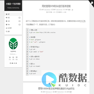 大概是一个技术博客