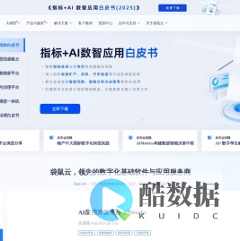 袋鼠云-Data+AI｜数据中台治理｜数字孪生可视化｜大模型应用｜运维MSP