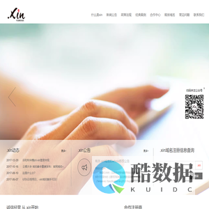 网络诚信通用顶级域名.xin域名