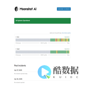 Moonshot AI Status