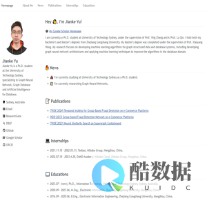 Jianke Yu - Homepage