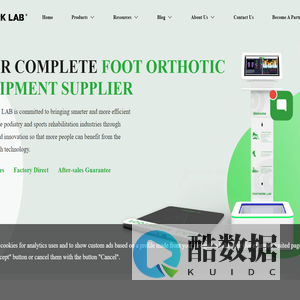 YOUR COMPLETE FOOT ORTHOTIC EQUIPMENT SUPPLIER - FOOTWORK LAB