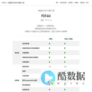 PDF4AI.cn · 大模型时代的PDF解析工具