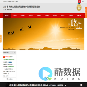 大宇宙  禹州大明网络网站制作小程序制作抖音业务