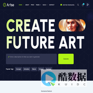 Artse - AI Art Generator HTML Template