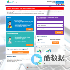 Amicare - Prise de rendez-vous médicaux en ligne