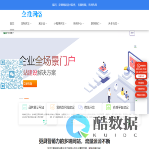 网站开发-后台定制-杭州企推网络科技有限公司