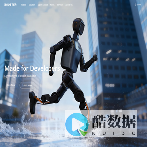 Booster Robotics Official Website | Made for Developers | Made for Champion