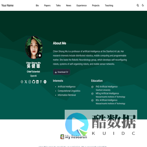 Hugo Academic CV Theme