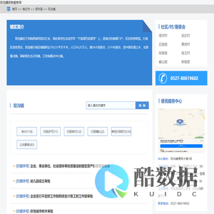 双沟镇政务服务网