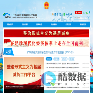 广东茂名滨海新区政务网