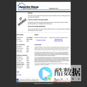 Apache Haus Distribution Installation Test