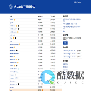 Jilin University Open-source Mirrors