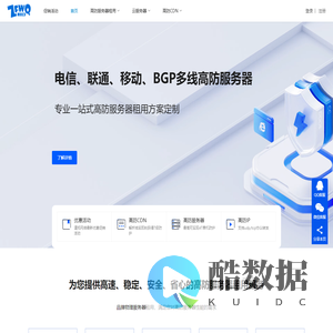 BGP 多线高防服务器租用（电信 / 联通 / 移动）| 游戏 / APP 抗 DDoS/CC | 1T + 防护 AI 自动秒解封 | 百脉网络