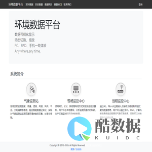 首页 - 环境数据平台