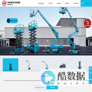 Hand in hand rental Inc.-a trusted provider of aerial equipment rentals