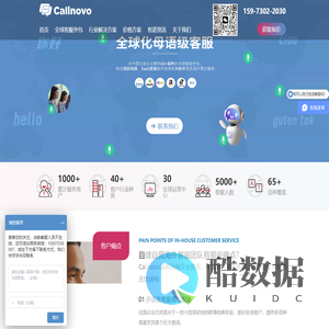 全球多语种客服外包-跨境电商客服外包|英语-德语-法语|Callnovo®