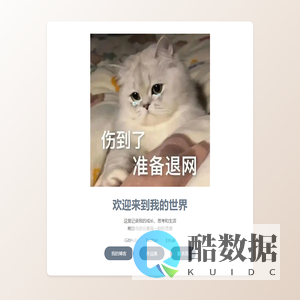 欢迎来到我的小世界