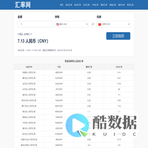实时在线全球货币汇率计算器 - 实时汇率网