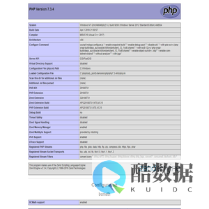 PHP 7.3.4 - phpinfo()