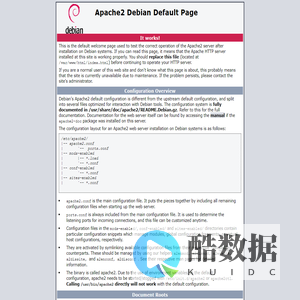 Apache2 Debian Default Page: It works