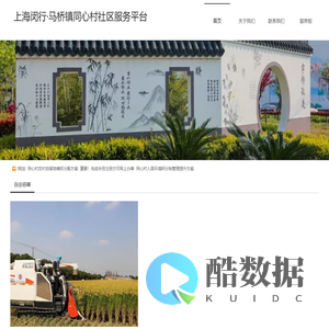 上海闵行马桥·同心村社区综合服务平台