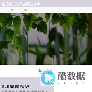 恒达柳京赴朝留学公众号