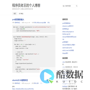 程序员老王的个人博客
