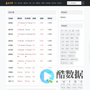 每日金价_国际黄金白银实时价格走势图_今日铂金钯金最新行情报价