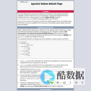 Apache2 Debian Default Page: It works