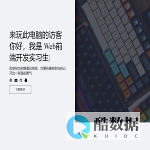 来玩此电脑 - 个人简历 - 王结旭