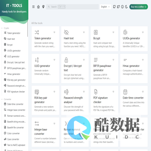 IT Tools - Handy online tools for developers