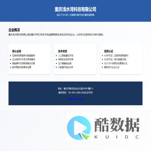 重庆浅水湾科技有限公司 - 数字科技服务商