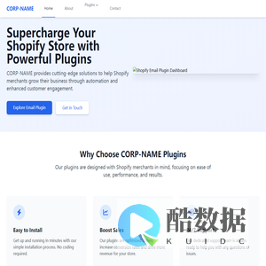 CORP-NAME | Shopify Plugins for E-commerce Growth