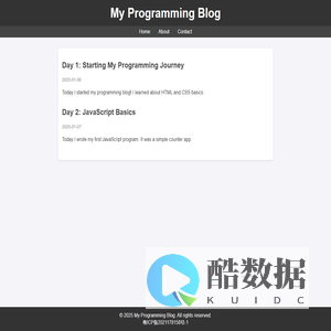 My Programming Blog