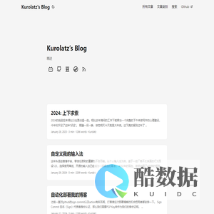 Kurolatz's Blog