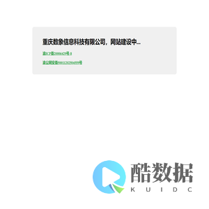 重庆数象信息科技有限公司
