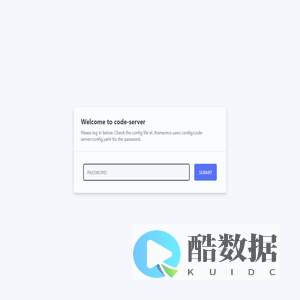 code-server login