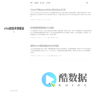 vito的技术博客站