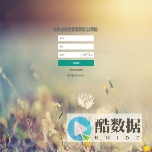 绿宇充电桩管理系统