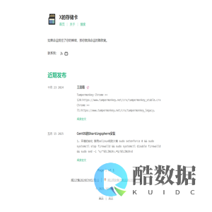 X的存储卡
