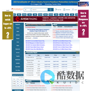 FerroAlloy Market Information - FerroAlloyNet.com(合鑫通铁合金在线英文版)
