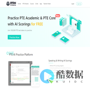 Practice PTE with AI Scorings - PTE APEUni