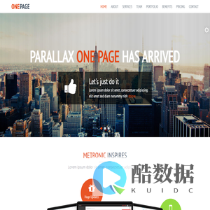 Metronic One Page