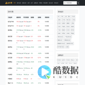 查金价_今日黄金白银实时报价_铂金钯金最新价格查询
